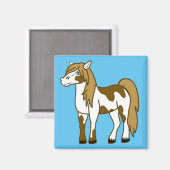 Painted Horse Magnet (Vorderseite/Rückseite)