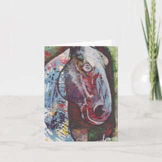 Painted Horse Note Card Karte
