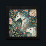 Painted Horses Erinnerungskiste<br><div class="desc">Zauberhafte bemalte Pferde und Blumen,  skurriler Schmuck oder Holzhüttenkasten. Lush whimsical Pferde und Blumen. Ein perfektes Geschenk für Erwachsene oder Kinder.</div>
