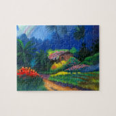 Painted Island Shack Jigsaw Puzzle (Horizontal)