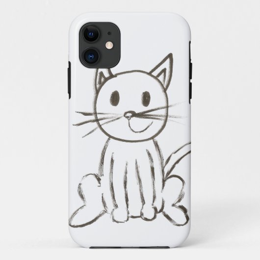 Painted Kitty iPhone 5 Fall Case-Mate iPhone Hülle (Rückseite)