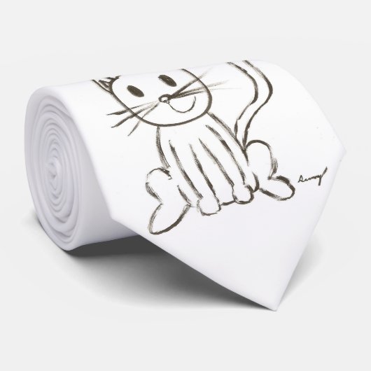 Painted Kitty Krawatte (Gerollt)