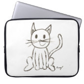 Painted Kitty Laptop Bag Laptopschutzhülle (Vorderseite)