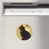 Painted Kitty Magnet (In Situ (Geschirrspüler))