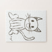 Painted Kitty Puzzle (Horizontal)