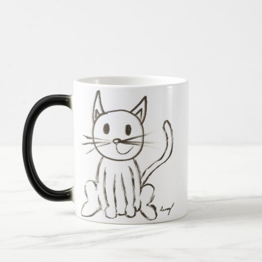 Painted Kitty Tasse (Links)