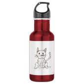 Painted Kitty Trinkflasche (Vorderseite)