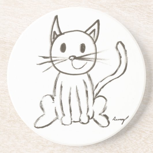 Painted Kitty Untersetzer (Vorne)