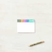 Painted Layers Post-It Notes Klebezettel (Auf Schreibtisch)