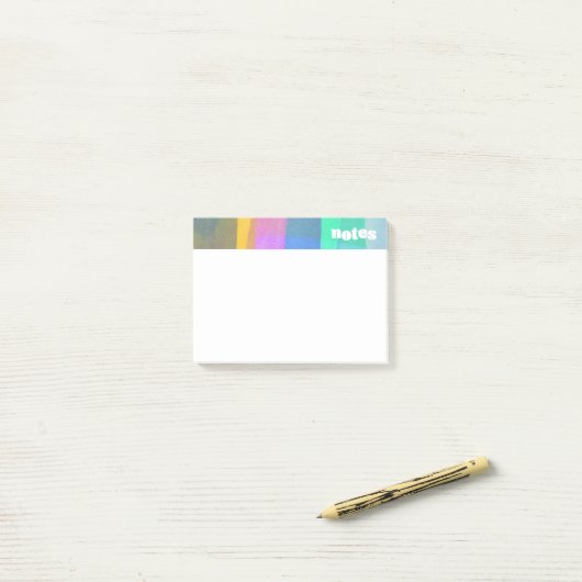 Painted Layers Post-It Notes Klebezettel (Auf Schreibtisch)