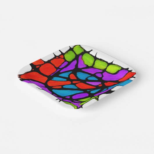 Painted light pappteller (Gewinkelt)