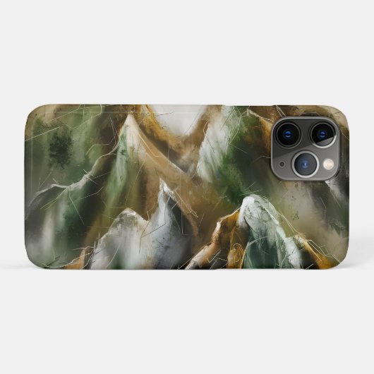 Painted Mountains  Case-Mate iPhone Hülle (Rückseite (Horizontal))