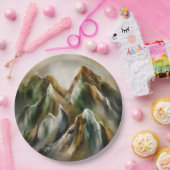 Painted Mountains Pappteller (Party)