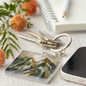 Painted Mountains Schlüsselanhänger (Vorderseite rechts)