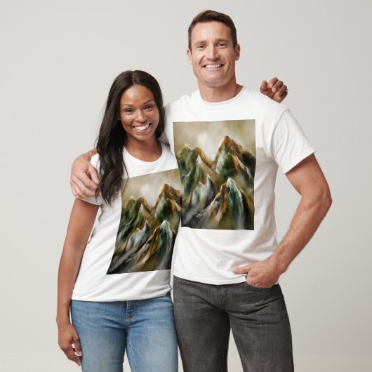 Painted Mountains  T-Shirt (Unisex)