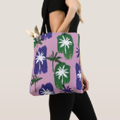 Painted Palm, Navy Blue Green. Tasche (Von Nahem)