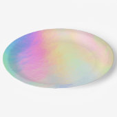 Painted Pastel Paper Plate Pappteller (Schrägansicht)