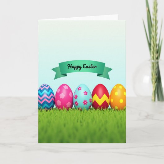 Painted Pattern Celebration Card Karte (Vorderseite)