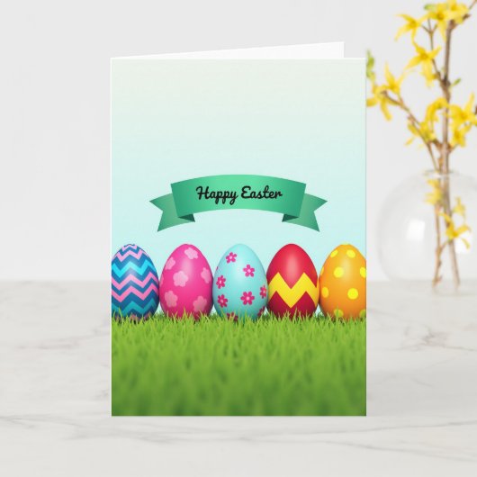 Painted Pattern Celebration Card Karte (Gelbe Blume)