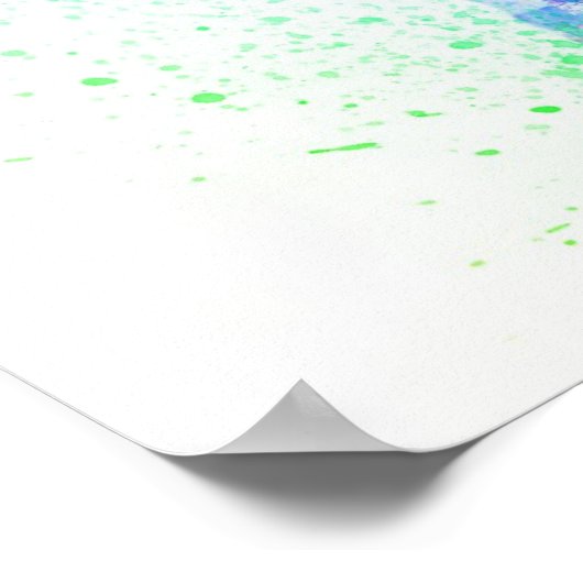 Painted Peace Poster (Ecke)