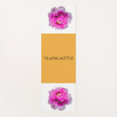 Painted Peony Yoga Mat Yogamatte (Vorderseite)
