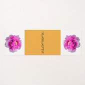 Painted Peony Yoga Mat Yogamatte (Vorderseite (Horizontal))