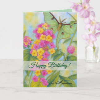 Painted Petals - Lantana Card Karte