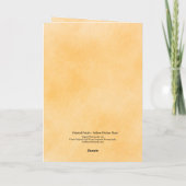 Painted Petals Pitcher Plant Folded Greeting Card Karte (Rückseite)