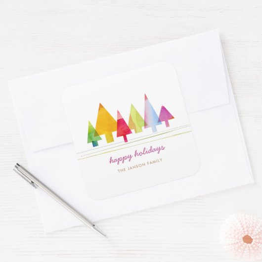 Painted Pines Sticker (Umschlag)