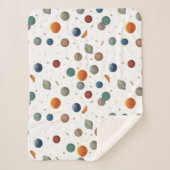 Painted Planets Baby Sherpadecke (Vorderseite)