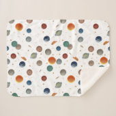 Painted Planets Baby Sherpadecke (Vorderseite (Horizontal))