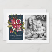 Painted Poinsettias | FOTO Feiertagskarte (Vorderseite)