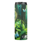 Painted Pokémon Bulbasaur Chasing Butterflies Thermosbecher (Rückseite)