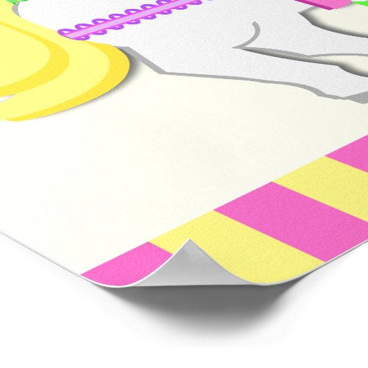 Painted Ponies Birthday Poster (Ecke)