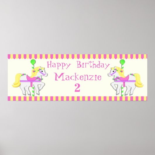 Painted Ponies Birthday Poster (Vorne)