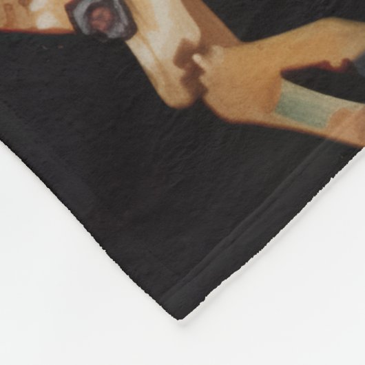 Painted Ponies Fleece Blanket (Ecke)