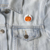 Painted Pumpkin Face Button (Beispiel)