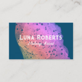 Painted Rainbow Business Card Visitenkarte