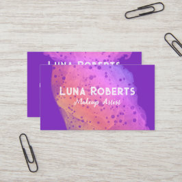 Painted Rainbow Business Card Visitenkarte