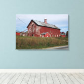 Painted Red Leinwanddruck (Insitu (Holzboden))