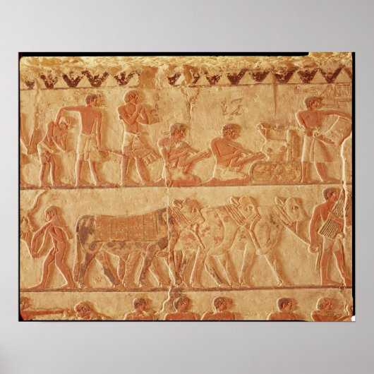 Painted relief depicting poster (Vorne)