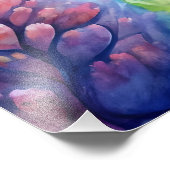 Painted Sea Turtle  Fotodruck (Ecke)