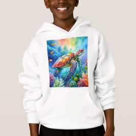Painted Sea Turtle Hoodie