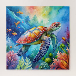 Painted Sea Turtle  Puzzle