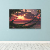 Painted Sky Leinwanddruck (Insitu (Holzboden))