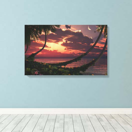 Painted Sky Leinwanddruck (Insitu (Holzboden))