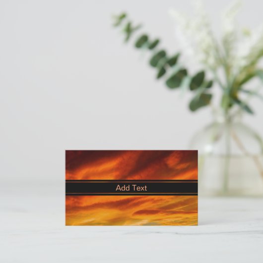 Painted Sky Visitenkarte (Stehend Vorderseite)