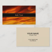 Painted Sky Visitenkarte (Vorne/Hinten)