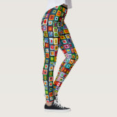 Painted Squares Boho Mosaic Leggings (Rechts)