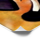 "Painted Study for Silent Formation", Poster (Ecke)